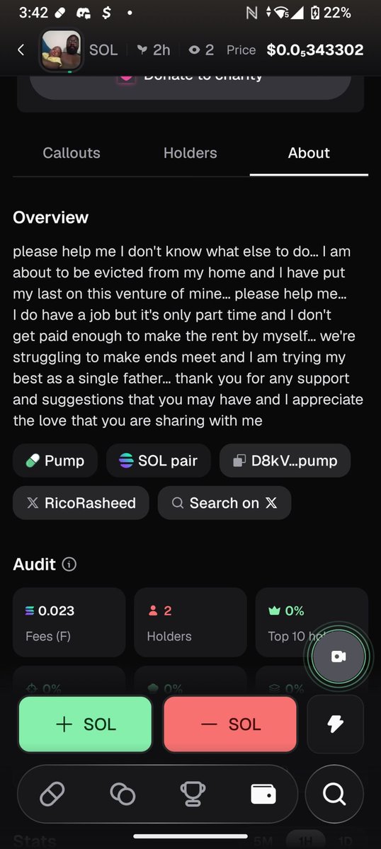 CryptoKing_2020's tweet photo. 🚨 $SOL — NEW SOLANA PROJECT 🚨

Here’s a look at a new $SOL project launched on https://t.co/OYZttqDGR7.

🔹 Token: $SOL
🔹 Contract Address:
D8kVWjJmPuP5dTDYCBSmQsQoK1cchJNyYggXnK7Mpump

🔗 https://t.co/OYZttqDGR7:
https://t.co/yJmFrFEhZR

🐦 Project / Creator X:
https://t.co/HkSkf9REIk

The project is currently available on https://t.co/OYZttqDGR7, giving the community a place to check the token information and follow its launch activity.

If you’re checking out new Solana projects, make sure to research the contract, liquidity, holder distribution, trading activity, and official information before making any decisions.

DYOR. NFA. ⚠️

#SOL #Solana #Crypto #PumpFun #Memecoin