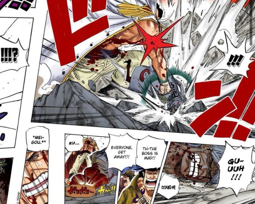 XKZRDAEMON's tweet photo. @akainuclears @zkimdracula @_ZODIACg WB literally using only basic haki was destroying him, WB endured all of Akainu's blows, and it wasn't just Akainu who caused him damage https://t.co/8Vu1MKHYIV