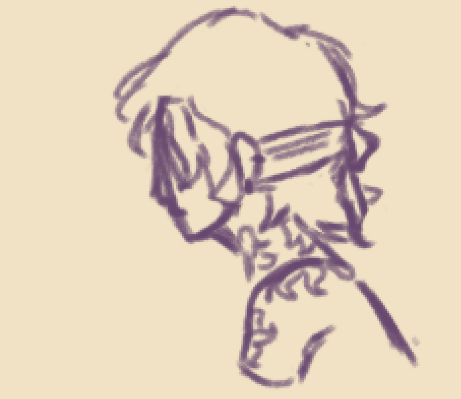 VioletDrives's tweet photo. The long pieces get tied into a bow behind their head https://t.co/WKzClWkpeg