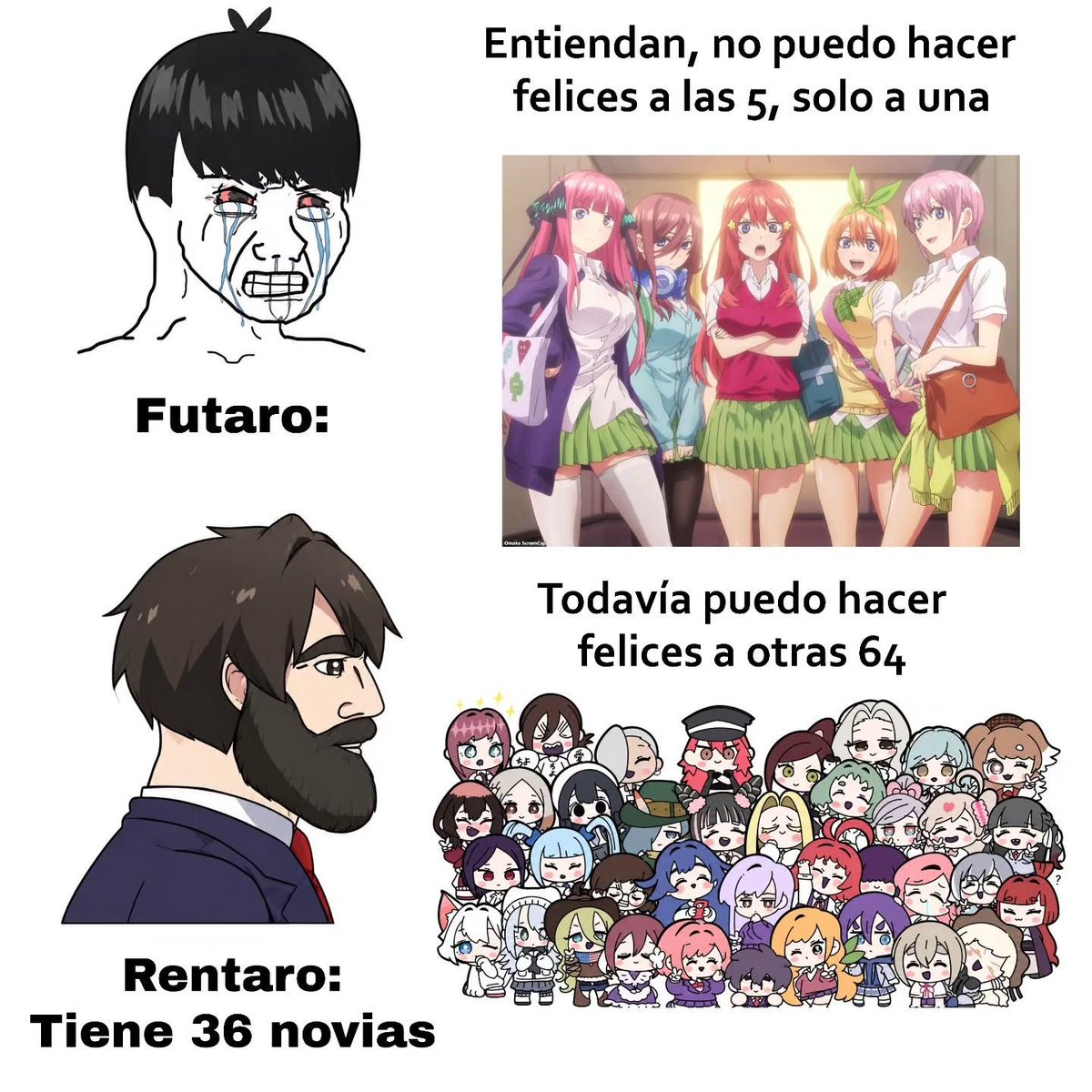 mig2019xd's tweet photo. Y la que les falta a rantaro, tremendo harem que tiene. https://t.co/0jFqWlPW7k