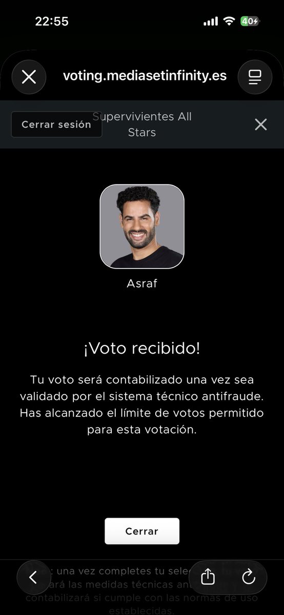 meryalmend's tweet photo. @GO6_Sonia Por aquí te dejo mi voto como siempre 🫶🏻 https://t.co/ZAgReAt9go