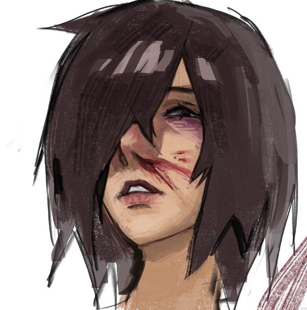 falkewi's tweet photo. yea another wip #deltarune kris :ppp https://t.co/2sTfNaoHgG