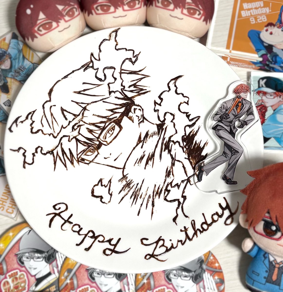 _____3690928's tweet photo. 千早お誕生日おめでとう🎂⸝꙳
自分でチョコ使ってプレート描いてみた✎𓂃𓈒𓂂𓏸

 #千早瞬平生誕祭2026 
 #千早瞬平誕生祭2026 
 #千早瞬平誕生日おめでとう https://t.co/Moa85ygDdb