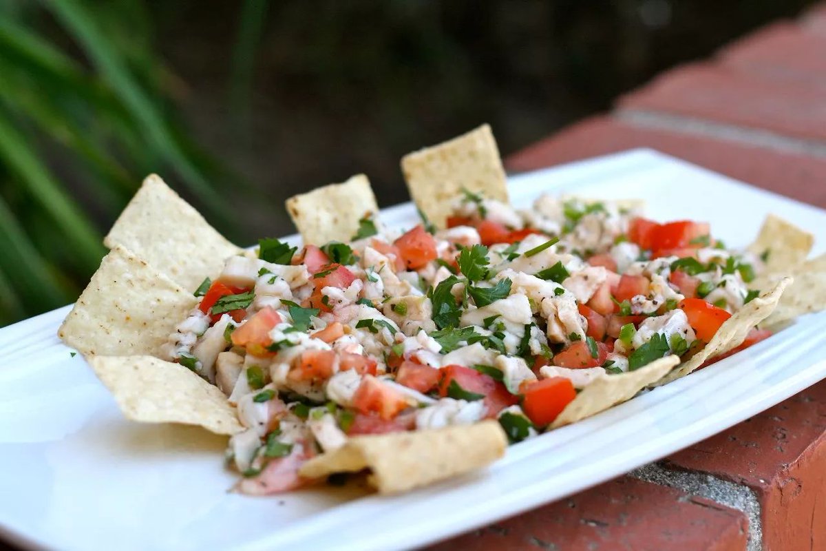 CarlineForxtq's tweet photo. Esta noche pruebo el ceviche de mango peruano una explosión de frescura entre ácido, dulce y pescado fresco!  #ComidaExtranjera #SaboresDelMundo https://t.co/o9TesbqSLU