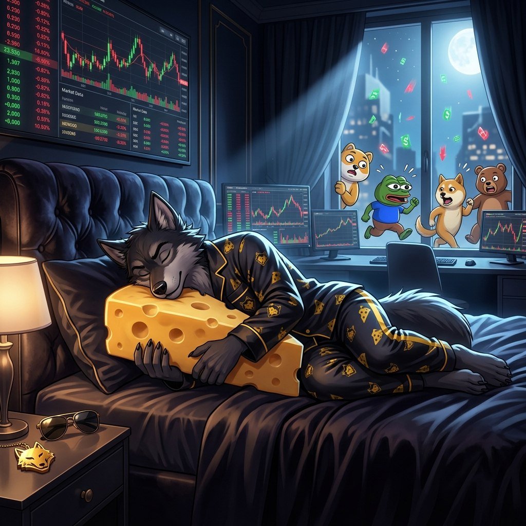 Cheesy_Wolf's tweet photo. Good night from the wolf.

While the market panics, he sleeps with his cheese. 🐺🧀

Big things loading.

🧀 Private Group For Supporters: https://t.co/cYLaxc4PHO
🐺 Dev contact: https://t.co/2Wc8QJMVoc https://t.co/8xSWNUQh3H