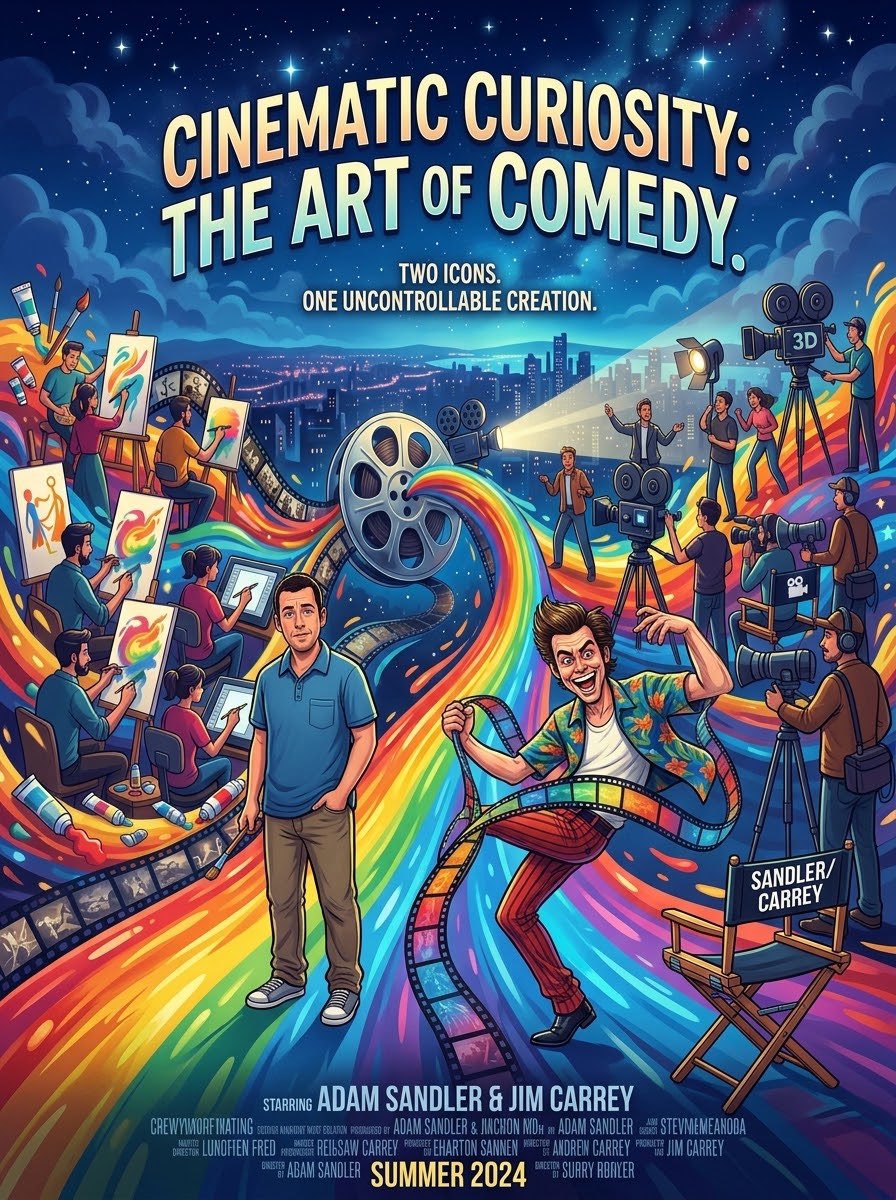 MrMovieArtist's tweet photo. #Ai #AiArt #Concept #Poster #Movie #Cinematic #Curiosity #Art #Comedy #AdamSandler #JimCarrey #Entertainment #Cinema #Artist #Paint #Creation https://t.co/ybyqQObsrR