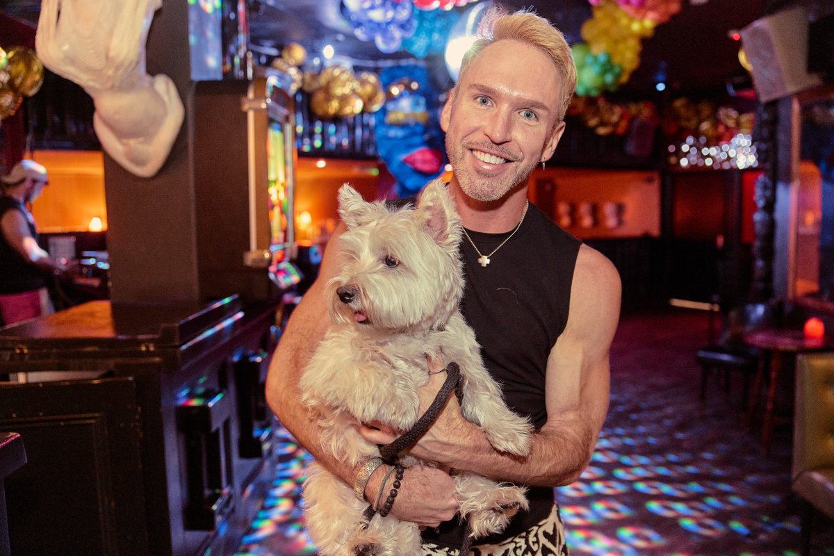 SunshineDenbhx's tweet photo. A huge thank-you to the Cock Tavern team for an unforgettable Pride party! Cocktails, wagging tails, fabulous outfits and pure joy filled the pub. Together, we raised £70 for StreetVet. Happy Pride, everyone! https://t.co/TcG2hYrbsz