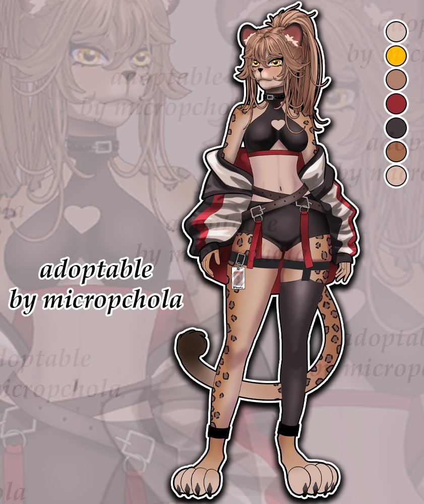 MicroPchola's tweet photo. furry adopt JAGUAR RACER 🐆🏁 https://t.co/w4nNHGCDYT