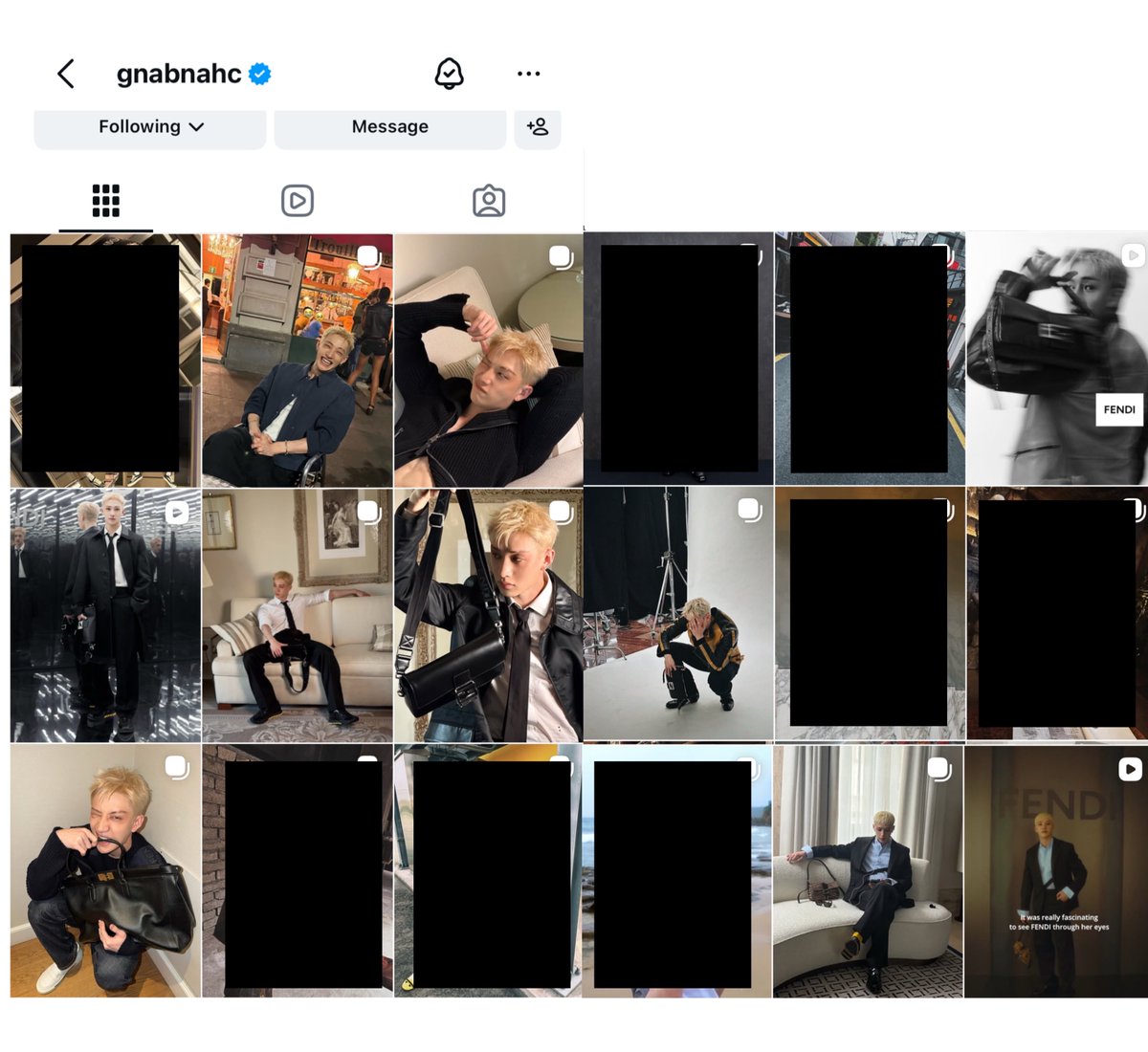 BangChanEmp_'s tweet photo. 🐺🏛️| 🔍 Fun Fact

This is mostly for Italian stays, but did you know that out of the 106 posts he made on his Instagram account, the photos of 1/4 of them were actually taken in Italy? 

#BangchanxFENDI
#BangChan https://t.co/Tanm53Tihk