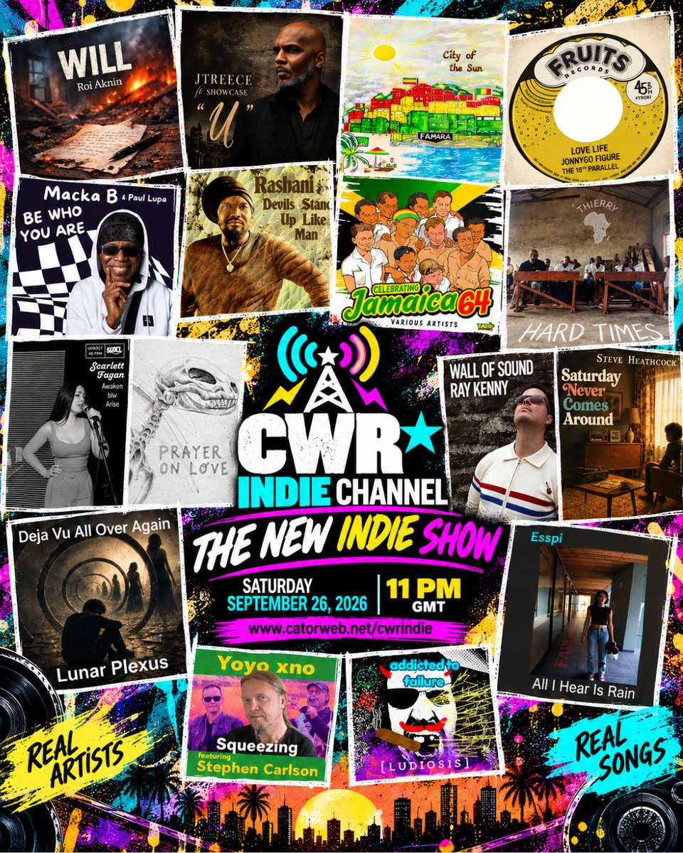 catorwebradio's tweet photo. #NowPlaying #TheNewIndieShow
#EddieSkuller
#JamesBruner
#Lowsunday
#Jam-Tako
@BeahmVon
@GranFenwick
#JohnnyModesto 
@SurpriseNu72480
#BengtLiedman via @voicemanmusic
@ThenComesS
#Dolium
#PRIGAL
#Shobsy
#ThePastUnperfect via @Emma_Scott
#QuizShow
#TheTwangtownParamours https://t.co/0F4R1GSgb0