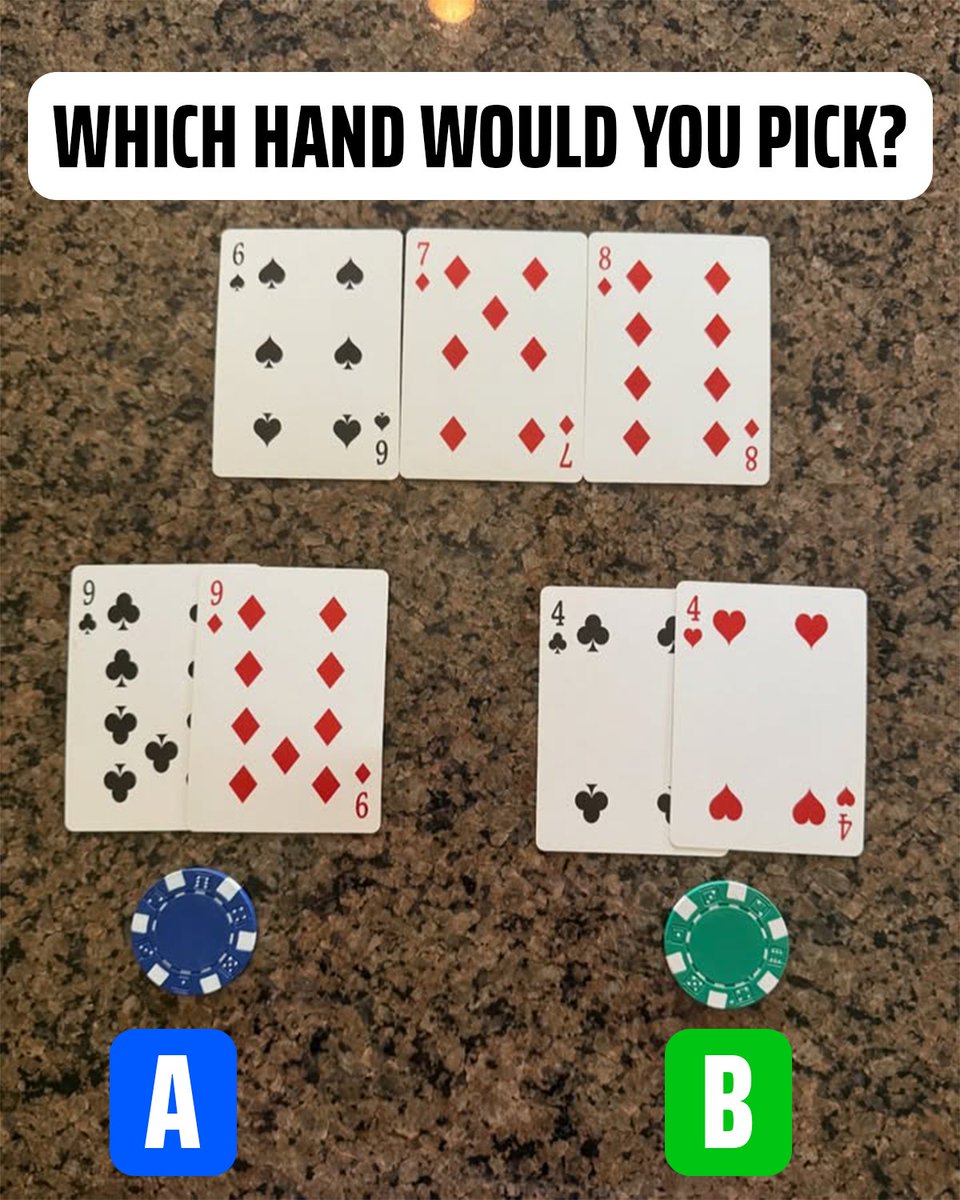 DKCasino's tweet photo. Which hand we rocking with here? 😬 https://t.co/NlfRxYQQDw