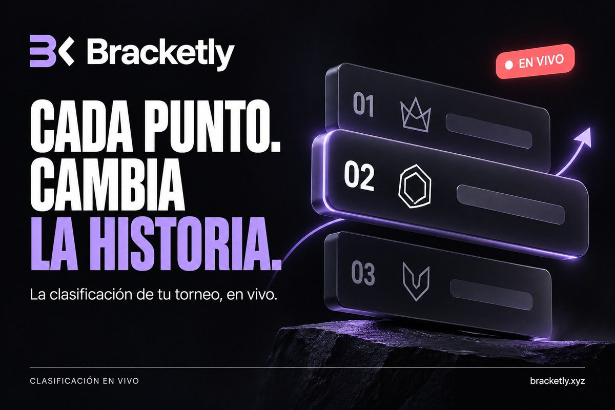 bracketlyapp's tweet photo. Cada punto puede cambiar la historia del torneo.
Con Bracketly, tu comunidad puede seguir la clasificación en vivo desde el enlace público.
La emoción también está en la tabla. https://t.co/8ykT9FB5h4