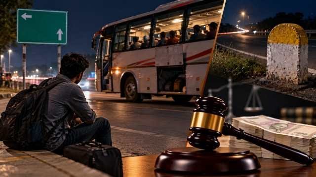 NewsAlgebraIND's tweet photo. A man paid ₹1,200 for an AC bus journey from Hyderabad to Rajahmundry.

He was given a non-AC bus and dropped 10 km short of his destination at midnight. 😳

The travel company treated him rudely and refused to refund ₹500 as a settlement. He approached Consumer Court.

The Consumer Court hit the travel company with a ₹31,500 compensation order! 💥