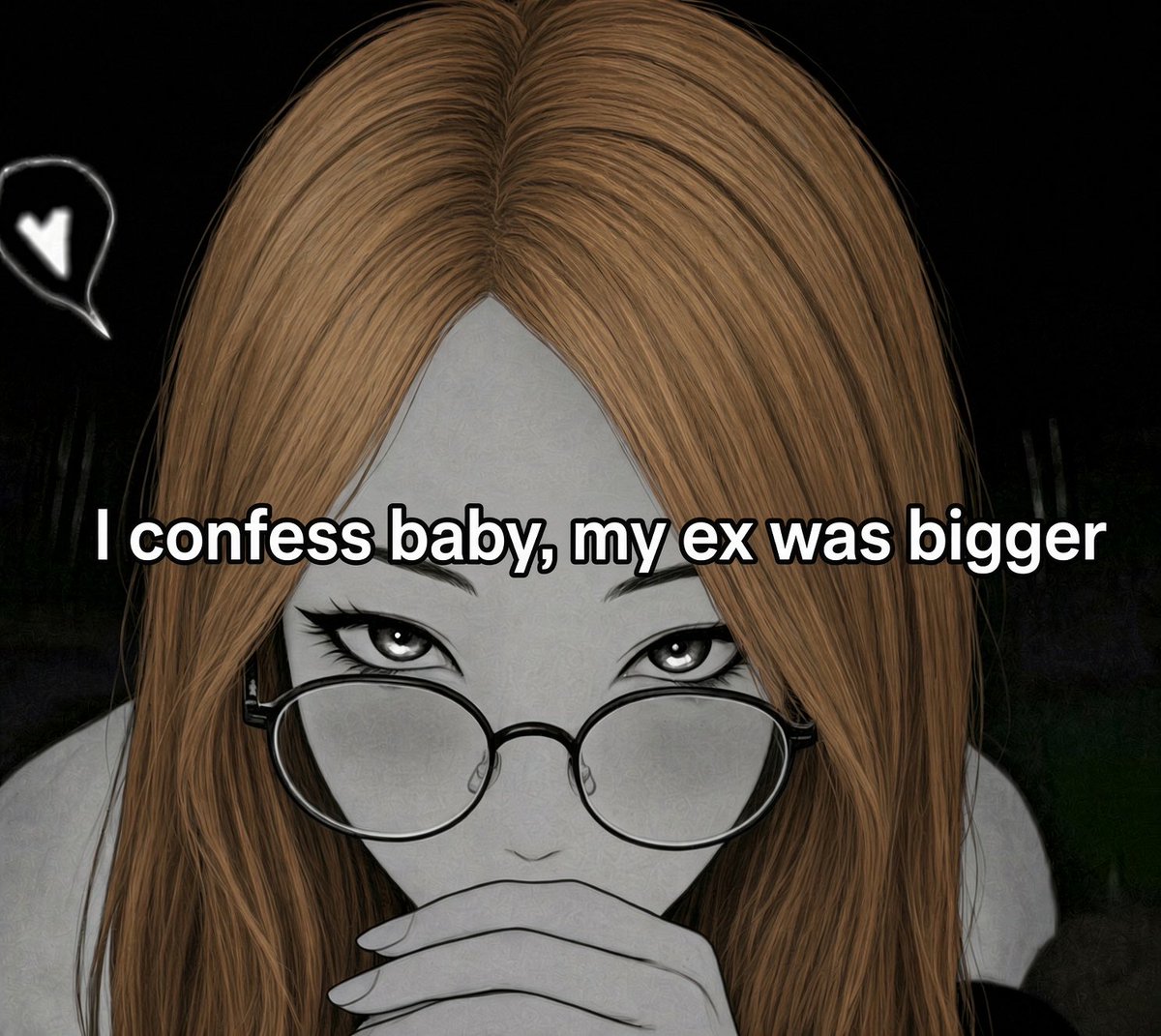 CuriousNSFWcaps's tweet photo. Okay baby, I confess. My ex was way bigger than you https://t.co/u7XaaBWK8f