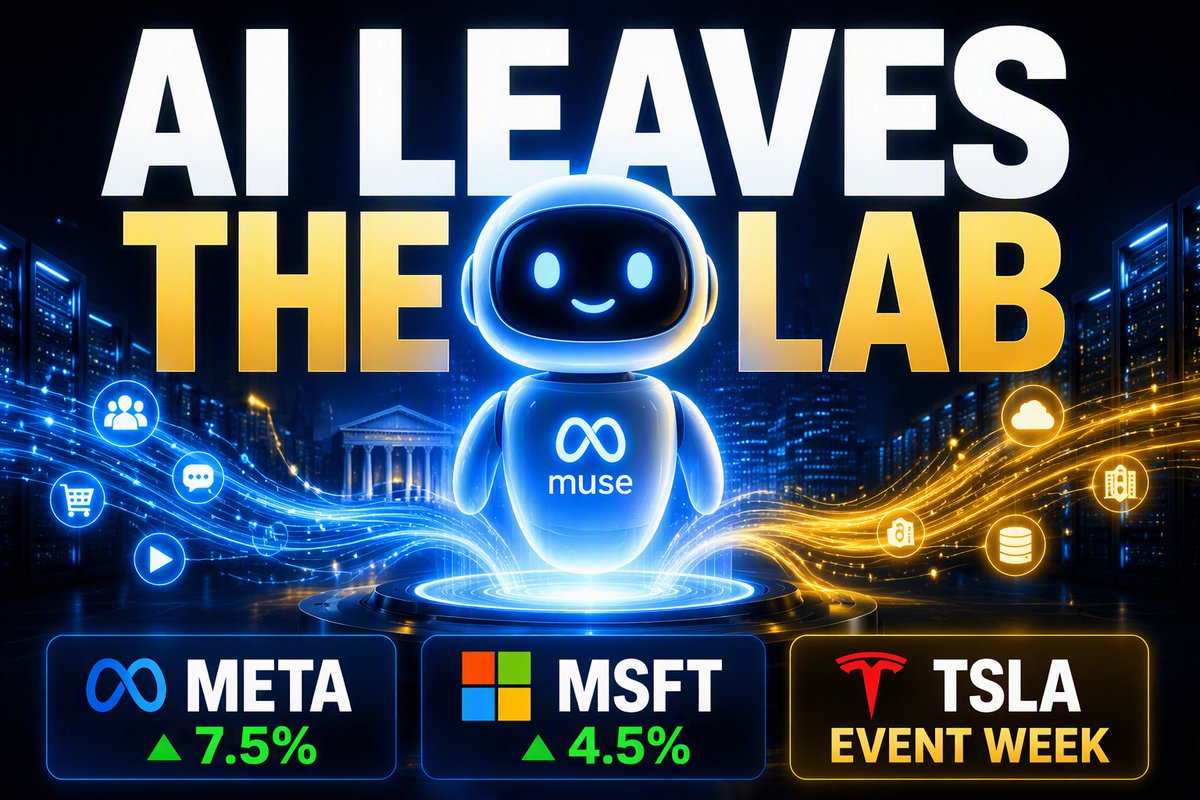 zaft1g337's tweet photo. META didn't just launch another AI model.

META launched what may be the first consumer AI assistant designed for normal people.

Wall Street noticed.

META ▲7.5% this week.

🧵 https://t.co/T5eIpaZK1l