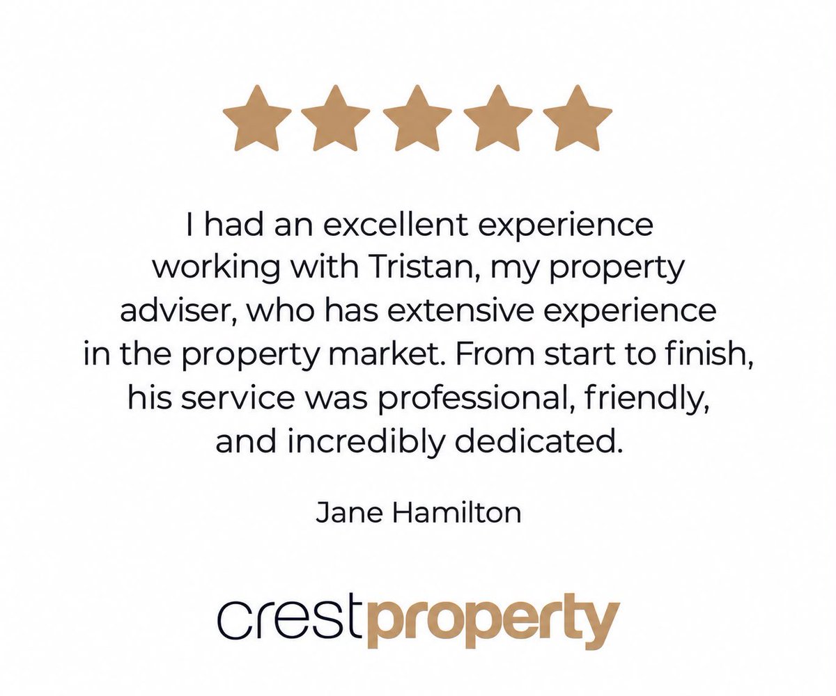 Crest1Property's tweet photo. Nothing means more than hearing from a happy client.
Thank you Jane for the wonderful feedback and for trusting Crest Property to be part of your property journey.
#clientfeedback #review #clienttestimonal https://t.co/mrAeIpKpkO