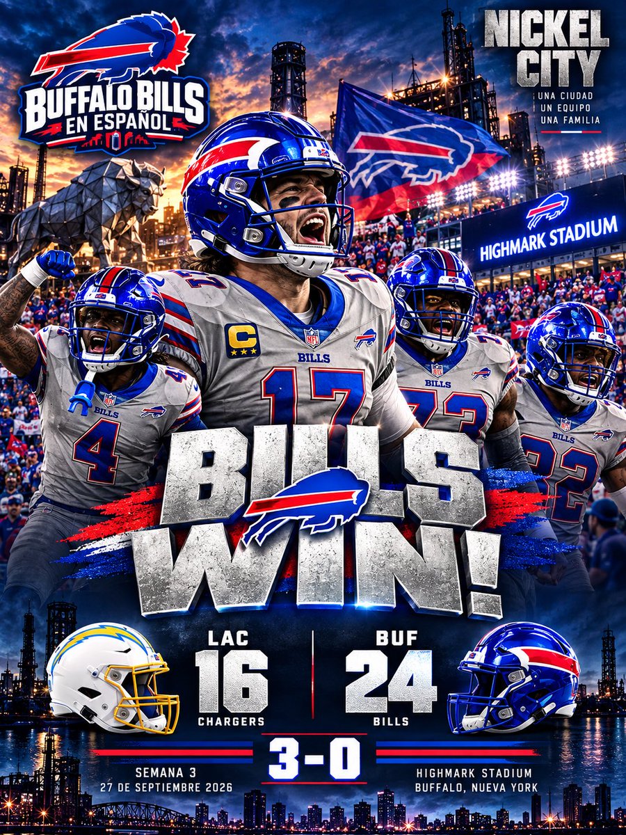 BuffaloBillsEsp's tweet photo. Se cumplió y se ganó. 

#Billsmafia https://t.co/Rviedmku5i