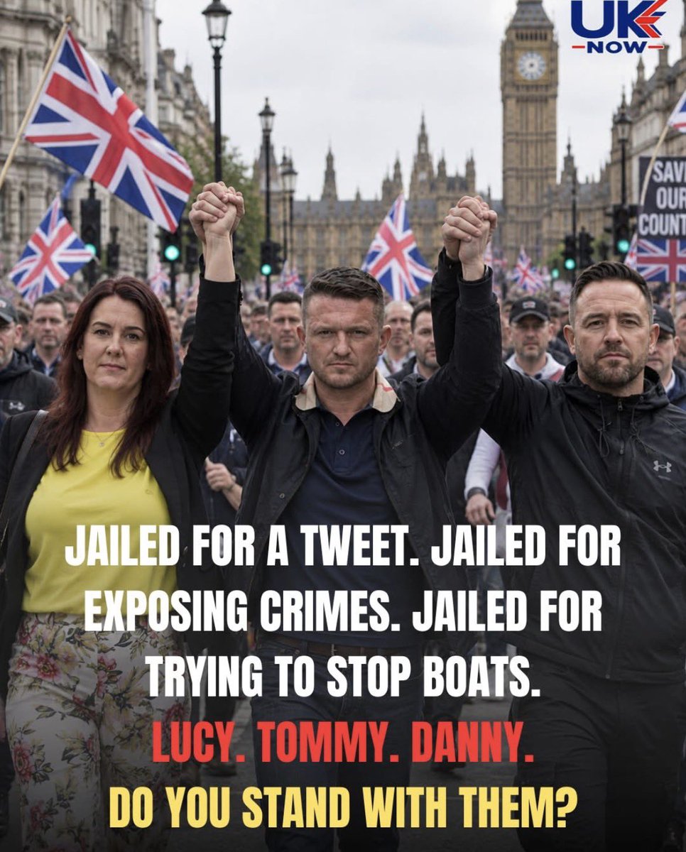 ToonDazza's tweet photo. I am so fortunate to say that I follow them and they all follow Me back - I 100% stand by all 3 of them…..
@TRobinsonNewEra 
@RealDannyTommo 
@LucyTCWife 

Hope to meet you all one day. https://t.co/aVMS3Lpe5Q