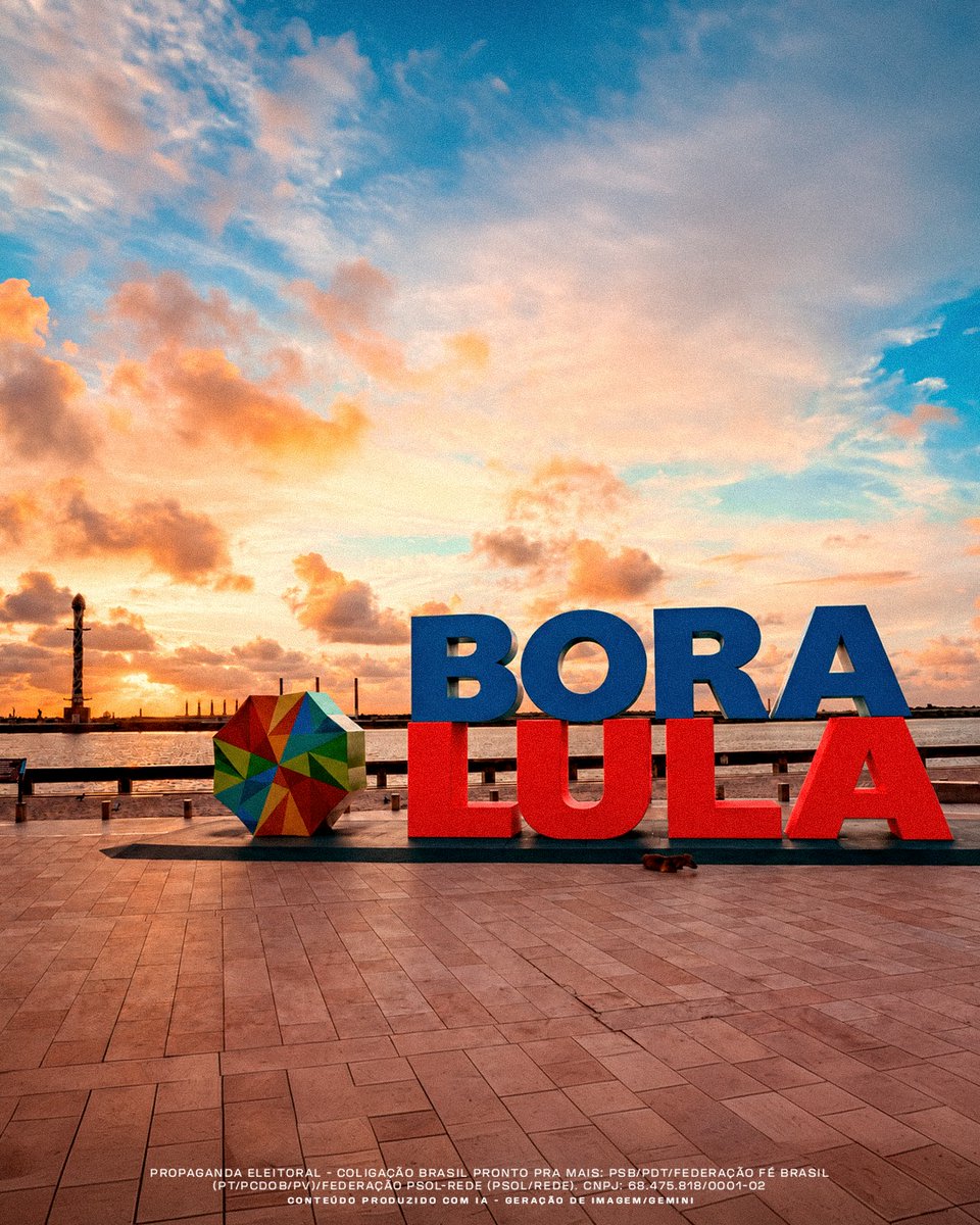 LulaOficial's tweet photo. Bora!

A hora é agora! 

Do Oiapoque ao Chuí, o Brasil está unido pela esperança. Nossa força vem da união e da vontade de um Brasil melhor para todos. Cada conversa, cada voto conta. Vamos mobilizar e garantir essa vitória! 💪 https://t.co/V3NyQ8skuq