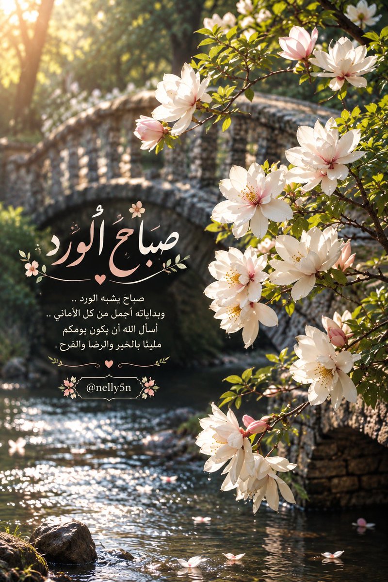 nelly5n's tweet photo. صبـاحـکْ جــــℳــًـًًـًًًـًًـًــًًًـًًيل
 ڪـجمــال روحـك الطيبـــــــه✨🦋 https://t.co/RDv2EknYMd