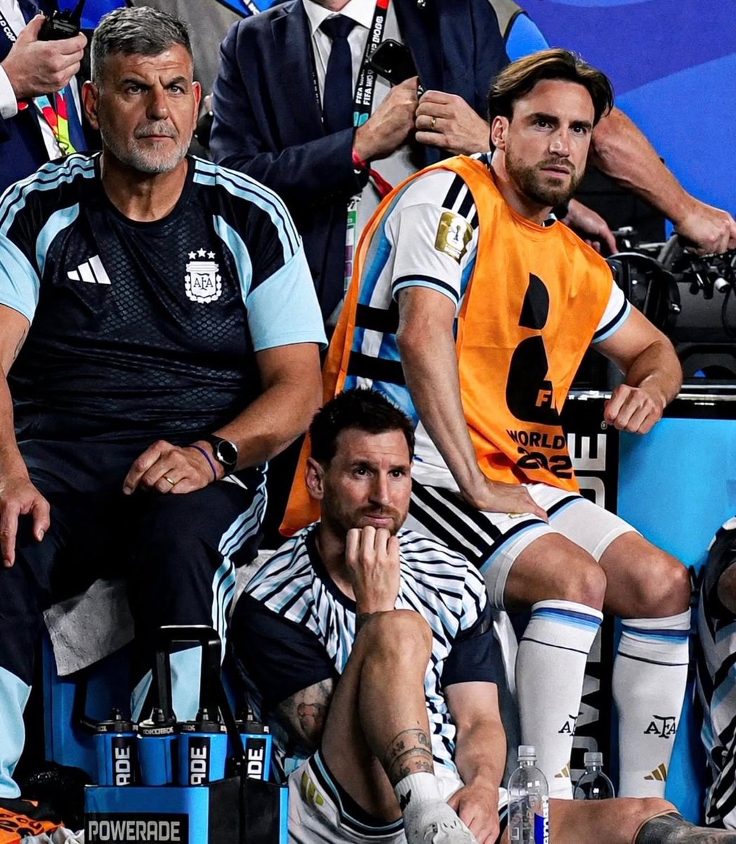GoalVersee's tweet photo. 🚨 REMINDER: The last time Messi started a game from the bench, he came in and scored a free kick goal. 

There was never a debate. https://t.co/KlRYOiUych