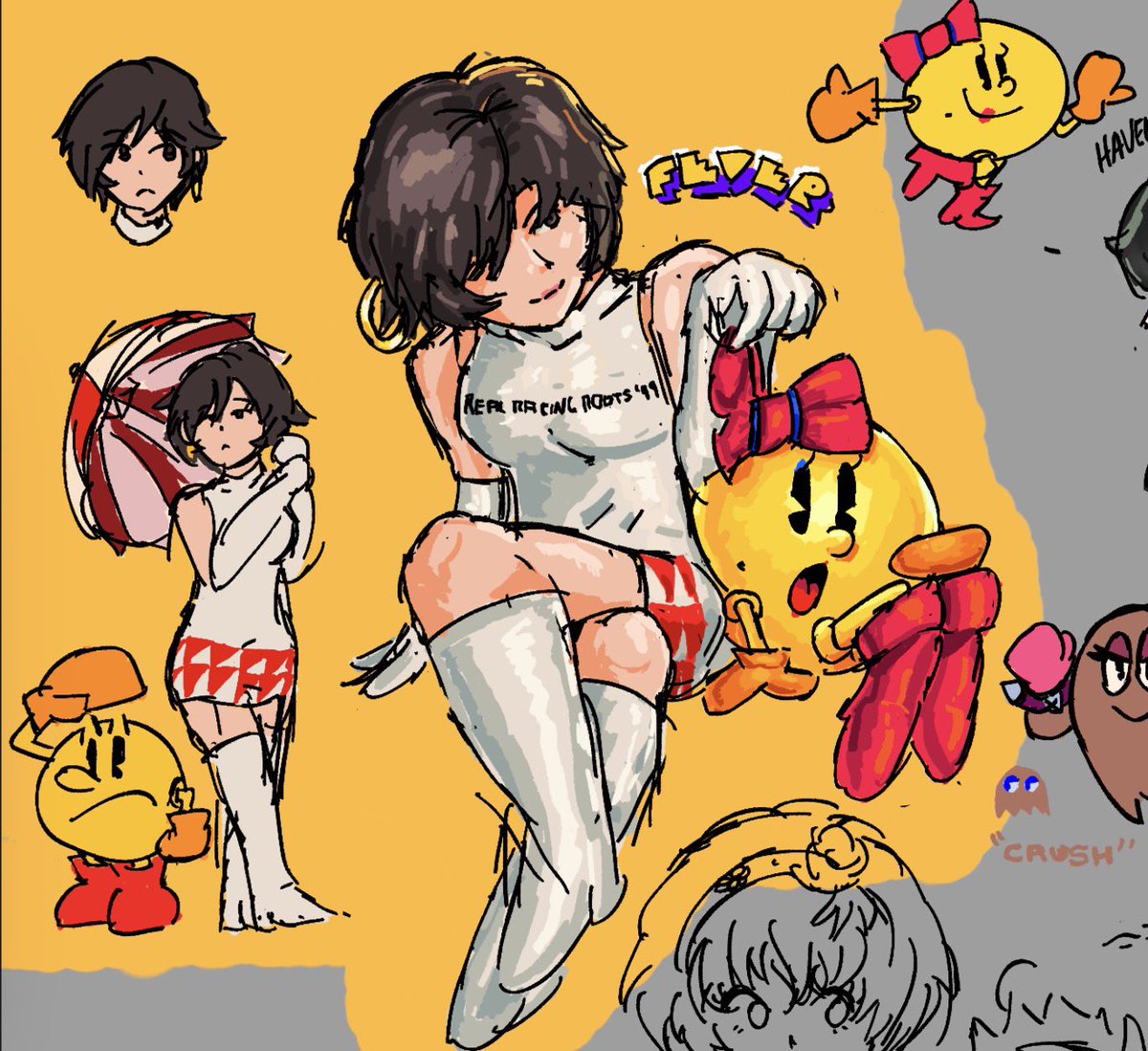 nickisonlinet's tweet photo. reiko nagase ridge racer from the hit game pac-man fever https://t.co/yi7BzQsVIG