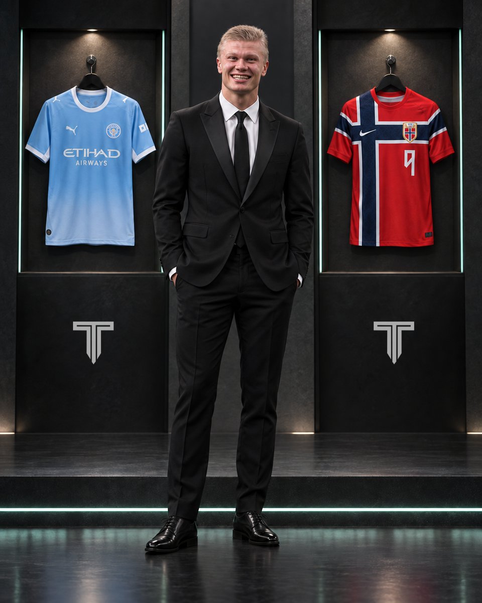 TouchlineX's tweet photo. 🚨 𝗖𝗥𝗔𝗭𝗬 𝗦𝗧𝗔𝗧: Erling Haaland for Manchester City and Norway:

• For Manchester City:

👕 205 games
🌟 199 G/A

• For Norway:

👕 57 games
🌟 72 G/A https://t.co/83gomQ1MsL