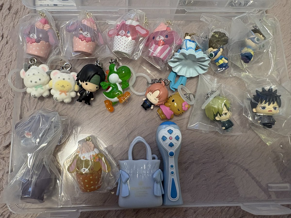 sou_mov's tweet photo. 交換 めじるしアクセサリー シュガーバニーズ めじるしチャーム ちいかわ ハンターハンター 銀魂 キティ サンリオ ぴちぴちピッチ イナズマイレブン カップケーキチャーム
パワパフ ドラゴンボール しまじろう がんこちゃん スポンジボブ ふわスノ 呪術廻戦

譲→1~2枚目

求→斉木楠雄めじるし https://t.co/6YwGj1dnYd