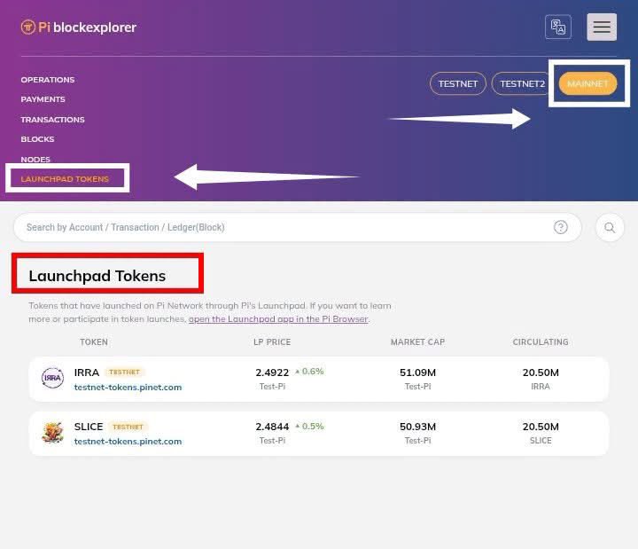 LinhChi539's tweet photo. Các #Token Launchpad giờ đây đã hiển thị trên trình khám phá khối #Mainnet #Pi! 🚨
Một phần mới "Launchpad Tokens" đã xuất hiện, hiện đang hiển thị hai token thử nghiệm hệ sinh thái đầu tiên:
🔹 IRRA — Giá LP: 2.4922 Test-Pi | Vốn hóa thị trường: 51.09M Test-Pi
🔹 SLICE — Giá LP: 2.4844 Test-Pi | Vốn hóa thị trường: 50.93M Test-Pi
Điều này có nghĩa là:
✅ Trình khám phá Mainnet giờ đây theo dõi các token Launchpad, đánh dấu một bước tiến lớn hướng tới tích hợp đầy đủ #DEX.
✅ Mặc dù đây vẫn là các token thử nghiệm (được gắn nhãn "TESTNET" và định giá bằng Test-Pi), sự hiện diện của chúng trên giao diện Mainnet cho thấy cơ sở hạ tầng cho các token hệ sinh thái thực sự đang được thiết lập.
✅ Với Protocol 28 sắp ra mắt vào ngày 16 tháng 10, nền tảng cho một nền kinh tế token thịnh vượng đang được tải.
Thời đại của các token hệ sinh thái thực sự trên #Pi đang gần hơn bao giờ hết. 🚀Pi Network