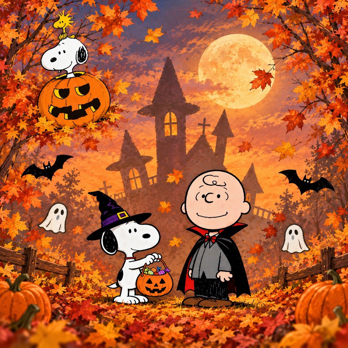 snoopyb047's tweet photo. 🍂🎃 Fall magic! 🧡 https://t.co/JxC9RJ30Oo