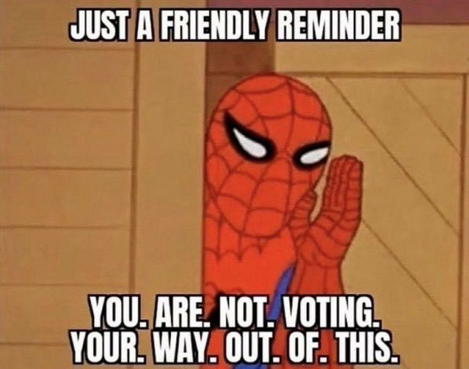echo_priestess's tweet photo. @hartleychris1 @gatorgar Both are increasingly screwing us over, and most voters remain loyal to party because they think the other side is worse. That's the goal. You're helping them.

Both are taking us off the same cliff, you can either choose the better sounding one, or work on real solutions. (2/2) https://t.co/GywGUf7HR0