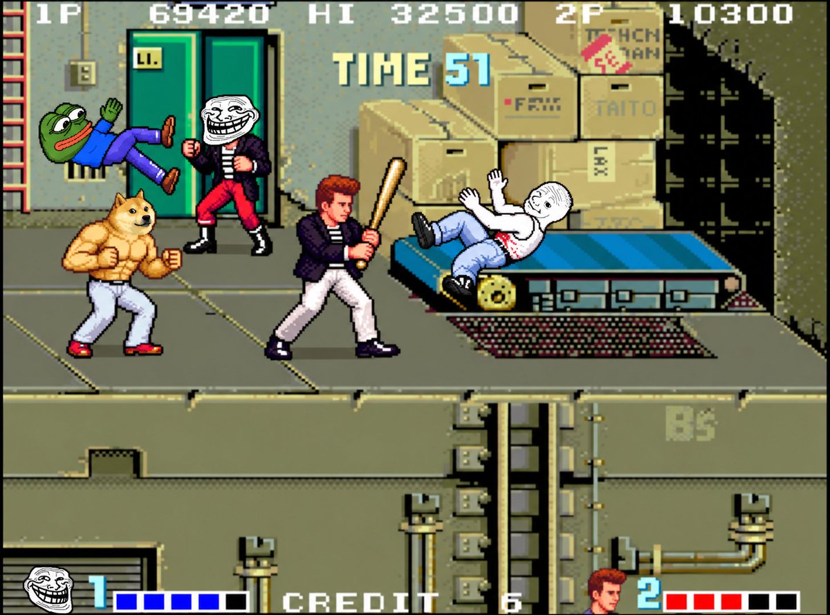 RickTroll69420's tweet photo. Can you guess the game? Shows we're a great pair @Troll_ #nevergonnaletyoudown #fightingtalk https://t.co/fSjWAomoBM