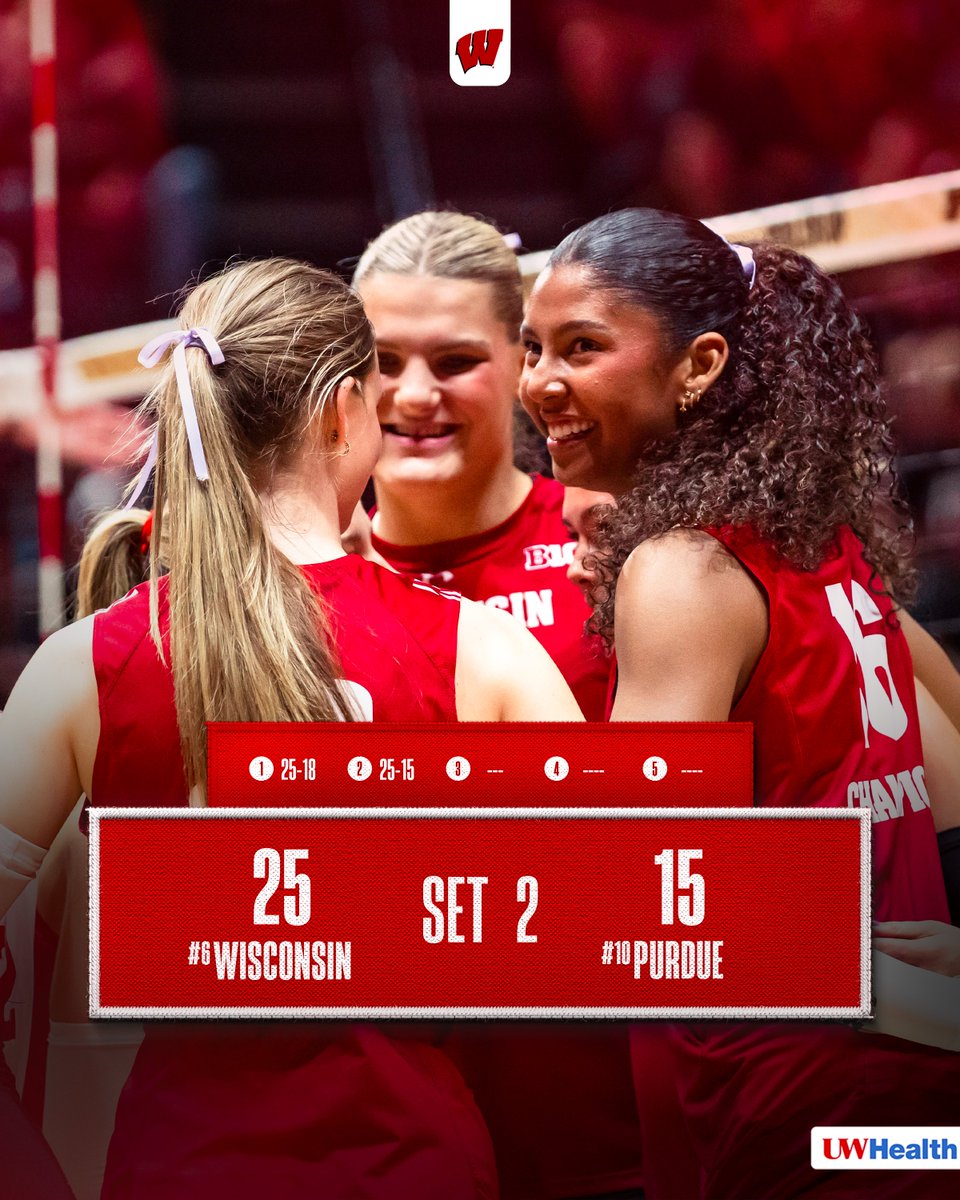 BadgerVB's tweet photo. Keep that energy rolling! 

#OnWisconsin || @UWHealth https://t.co/4idr36huAD
