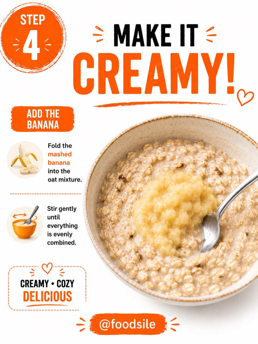 ColeneBerts05's tweet photo. Banana Bread Overnight Oats

Enjoy the cozy flavors of banana bread in a creamy breakfast you can prepare the night before. Made with cinnamon, vanilla, banana, oats, Greek yogurt, and crunchy walnuts. Perfect for busy mornings or meal prep. Would https://t.co/Oeg6gta962