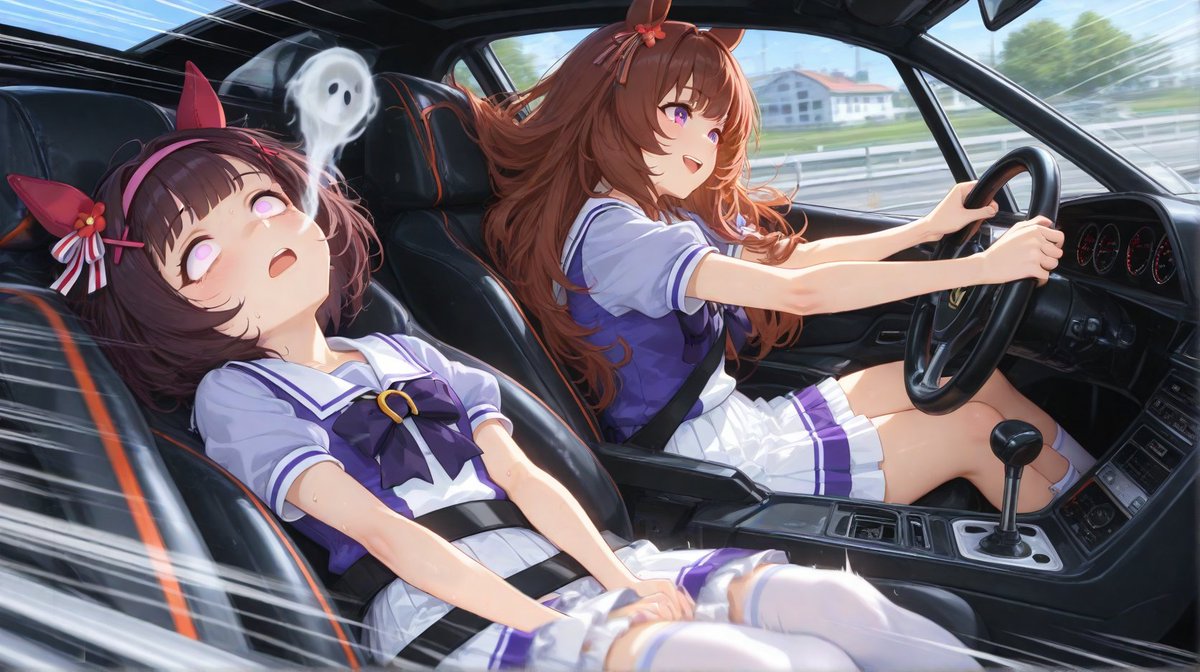 kazoocea's tweet photo. 「今日はマルゼンさんに車で送ってもらいました
赤い車に乗るマルゼンさんはカッコよくて
私の憧れのお姉さんウマ娘です
でも途中で寝てしまったらしくて良く覚えてません…」
��日、検索除外になったのでリベンジです😤
一応ツリーに昨日の置いときます
#ニシノフラワー #AIart https://t.co/d6pdWuGCPu