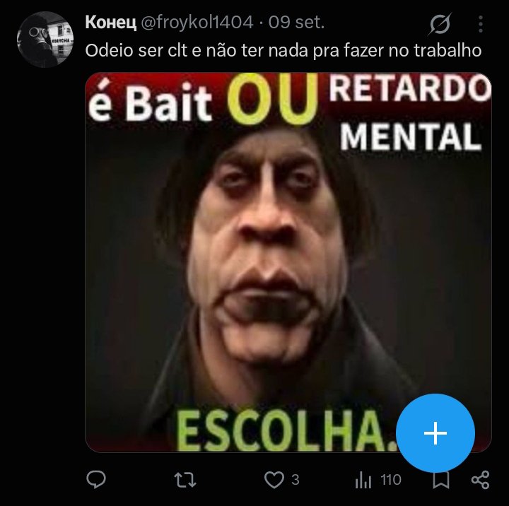 insecurewes1's tweet photo. @froykol1404 Parece que as nossas realidades são diferentes, KKK!
Cuidado que as suas horas "trabalhadas" não serão remuneradas no seu salário. https://t.co/FVQ02nkwIr