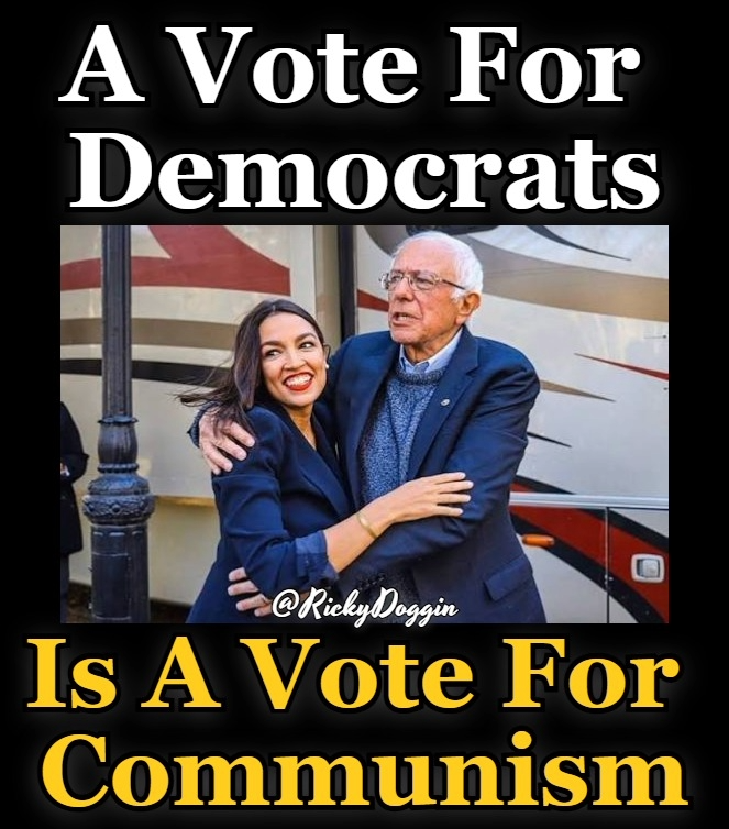 RickyDoggin's tweet photo. This is so true. We need to VOTE RED. Sitting it out elects Communists. https://t.co/3sXF1JNlUF