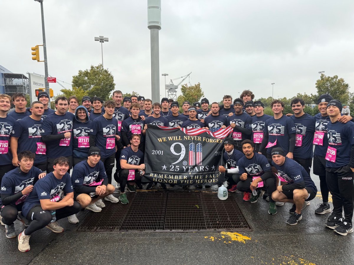 WagBaseball's tweet photo. Our team was honored to participate in this morning's Tunnel to Towers run 💚

#Earned https://t.co/f2XqU6NLyA