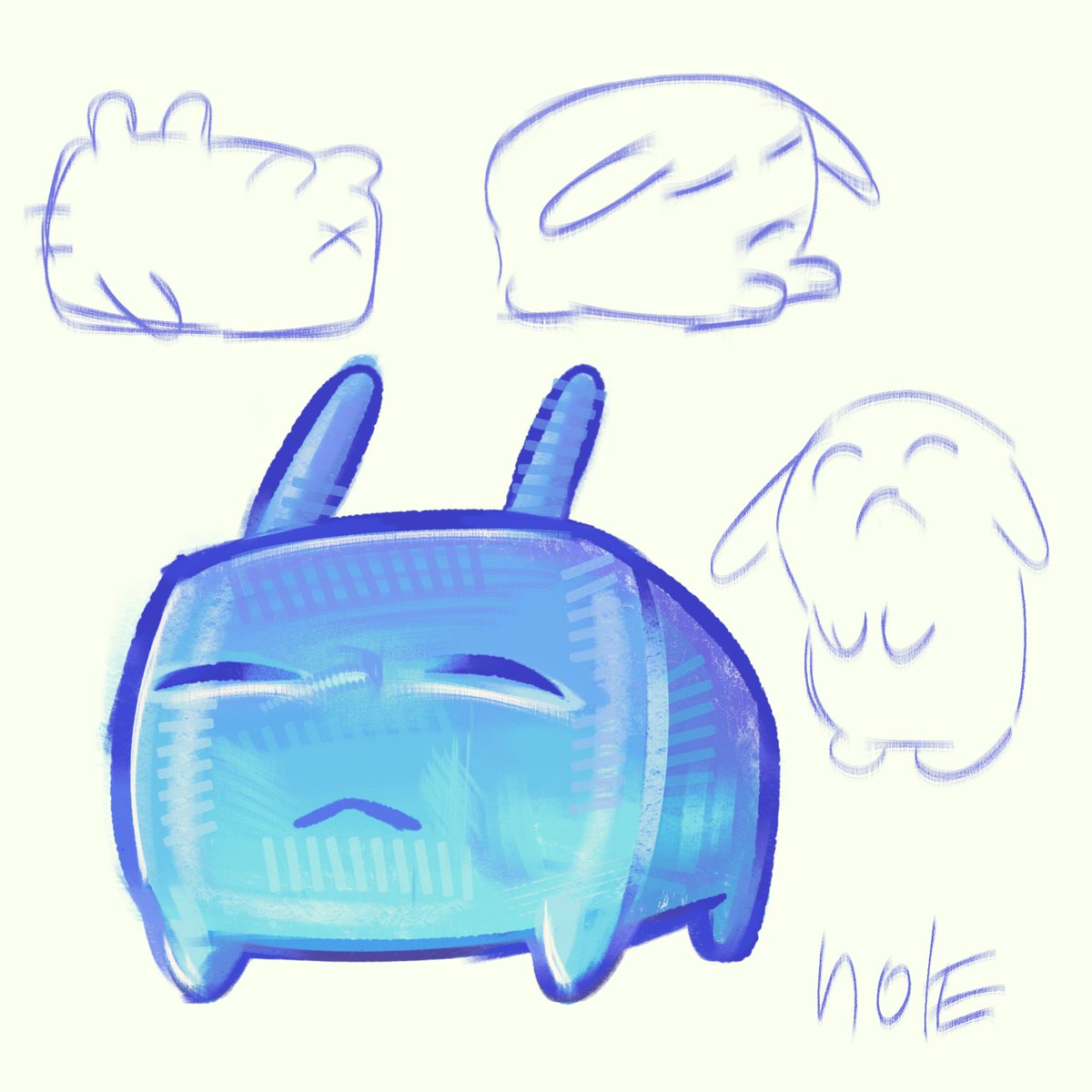 kiavka11121's tweet photo. This new bunny from Minecraft update?

#art #illustration‌‌ #minecraftㅤ https://t.co/q3N5vepf2I