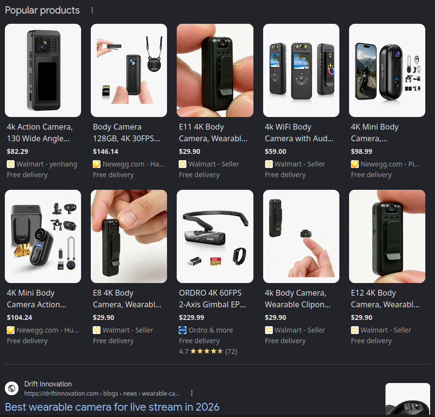 GoofyEmperor's tweet photo. I think I might actually buy a body cam. Looking for one that can livestream anywhere with 4k video. I know nothing about this stuff. Since I'm banned on Facebook, the Meta smart glasses aren't possible. Instead of complaining about my problems, it'd be easier to show you! https://t.co/B3NHIEU1oS
