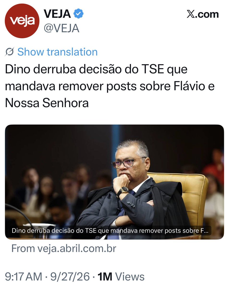anapaulahenkel's tweet photo. O sistema está apavorado com a possível vitória de Flávio Bolsonaro. 

Abutres. Agora vão proteger mentiras e “fazer o diabo”. Parasitas. 

Mais 4 ministros de Lula no Supremo e o Brasil acaba de vez. https://t.co/hxfzZHK01s