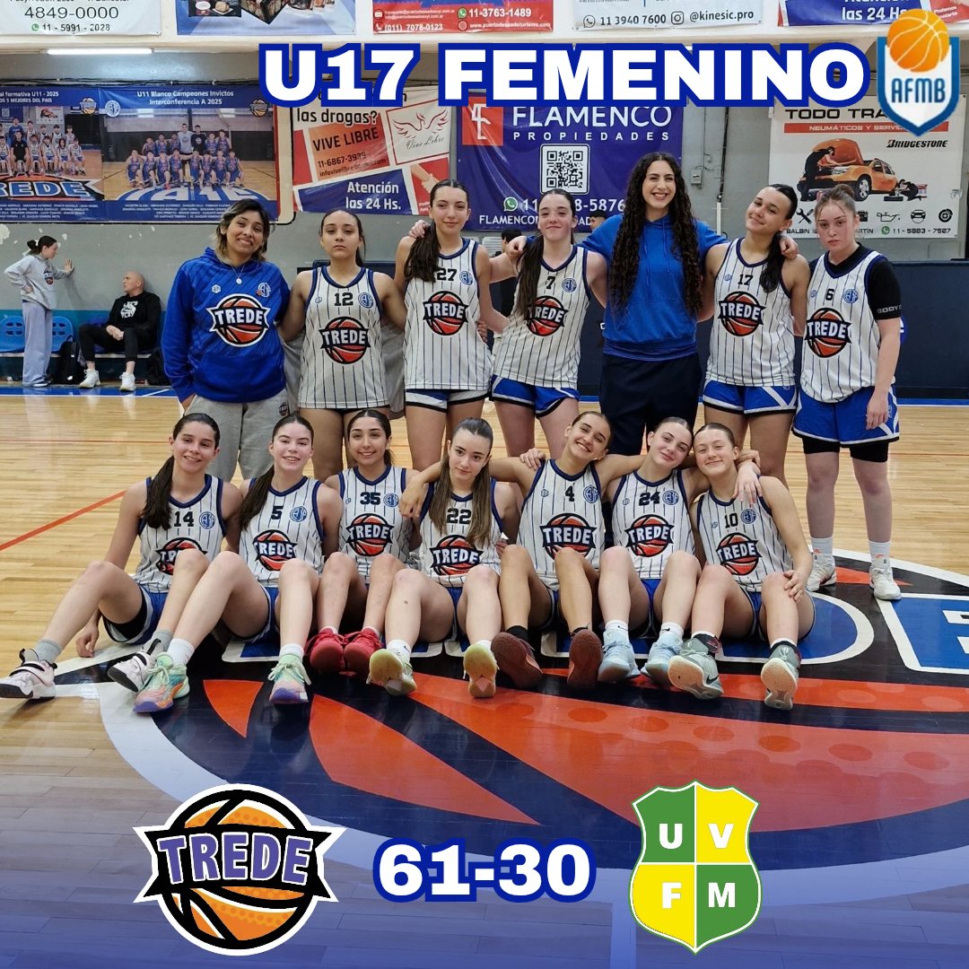 tredebasquetok's tweet photo. 🏀 RESULTADOS
🏆 Nivel 1 N/O/C
Trede (Fem) 🆚️ Munro
⚔️ Fecha 10
U17: 61-30 ✅️
U15: 97-14 ✅️
U13: 61-50 ✅️
U11: 33-77 ❎️
U9: 10-16 ❎️
¡VAMOS LAS PIBAS! 💙🤍🏀
#SomosPasión #SomosFamilia #TredeBasquet #Formativas #ORGULLODEPERTENECER https://t.co/fO2m3Yn75f