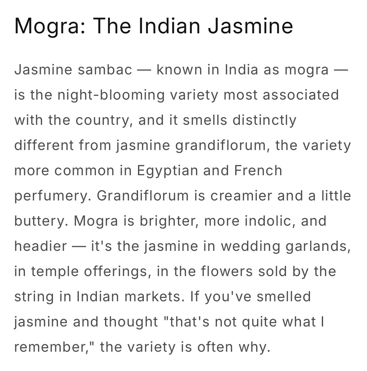 _pinkini_'s tweet photo. i love that detail of calling mogra’s flower petal, which is the arabian flower and help led golden cheese into burning spices memories, ‘warm’ as a way to describe its scent. https://t.co/yvjzyEdsoX