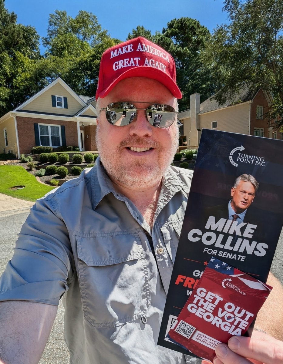 christianacorl3's tweet photo. Great Super Chase Sunday in Woodstock! 🇺🇸

Proud to cohost today’s @TPAction Super Chase with our Gen Z Coalition and get our Gen Z board out knocking doors for the first time! 

We had some great conversations with voters as we work toward November.

First-time door knockers ➡️ taking action! 🇺🇸🔥