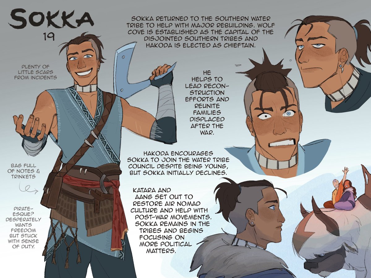 noka_exe's tweet photo. designs for three whole stooges #atla #zuko #sokka #toph https://t.co/gVxqAxvpH3