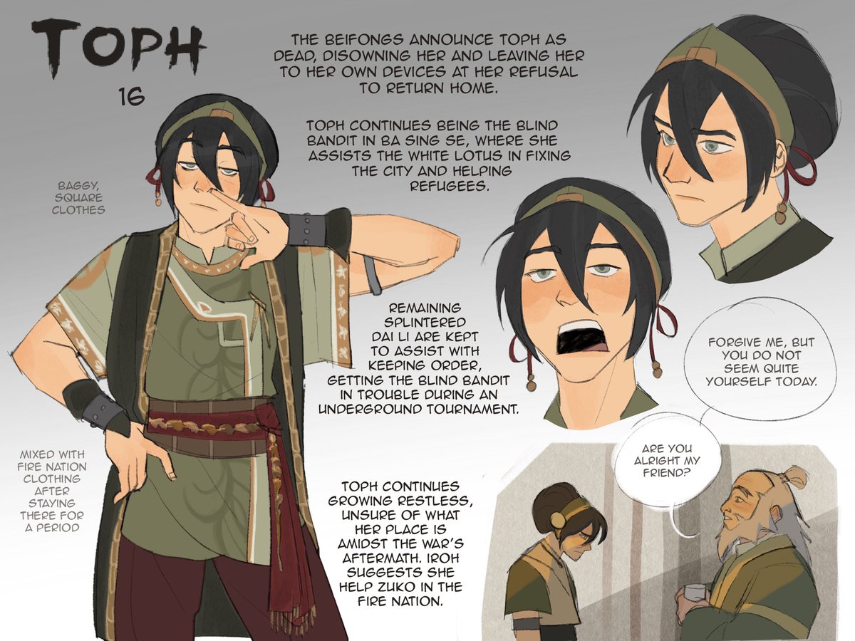 noka_exe's tweet photo. designs for three whole stooges #atla #zuko #sokka #toph https://t.co/gVxqAxvpH3