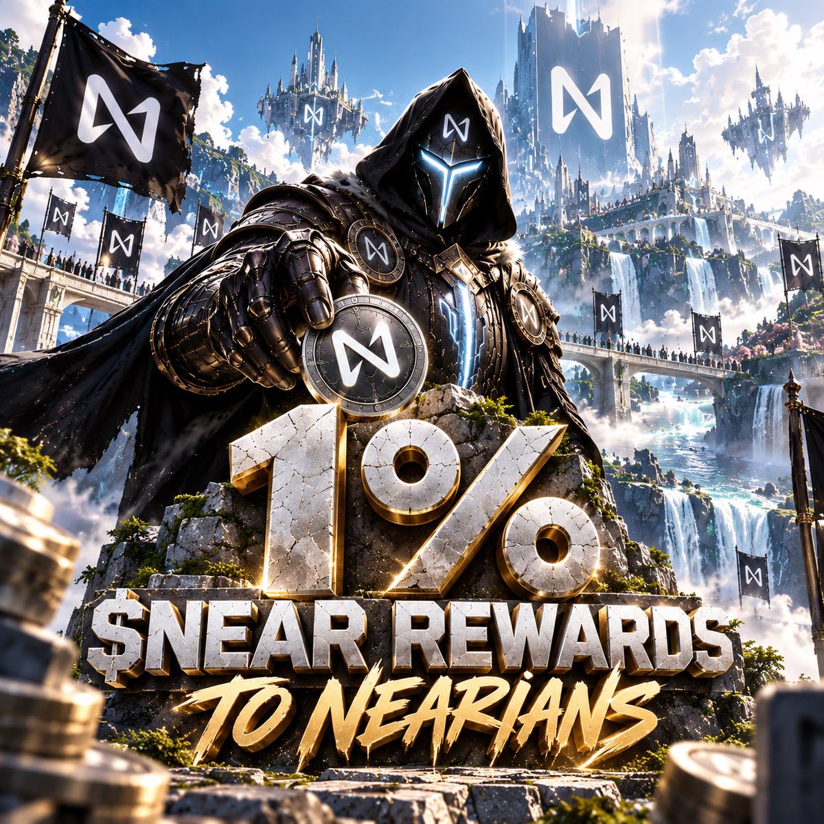 TheNearians's tweet photo. All our holders receive 1% rewards $NEAR for every transaction 

Hold $NEARIANS - Earn $NEAR https://t.co/YgZoLWhzga