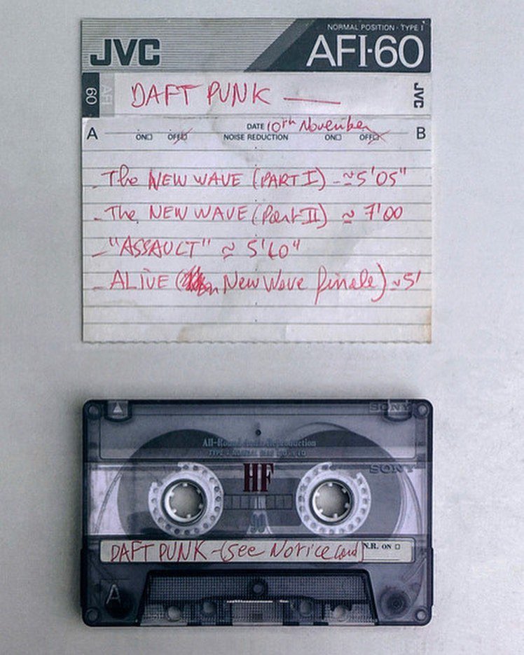 DaftClubHQ's tweet photo. 33 years ago, two French teenagers approached the co-founder of a tiny Glasgow label at a rave and gave him their demo tape. The following spring, The New Wave was released, and Daft Punk hit the scene. 

Happy birthday, Daft Punk! 🤖 https://t.co/aElPogP6YN