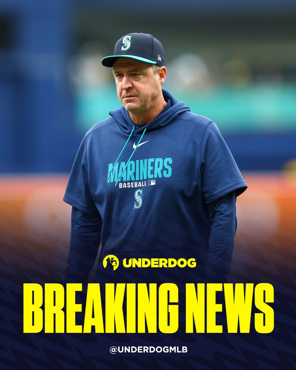 UnderdogMLB's tweet photo. Dan Wilson won't return as Mariners manager in 2027, per @RyanDivish. https://t.co/1UYaDkWo46