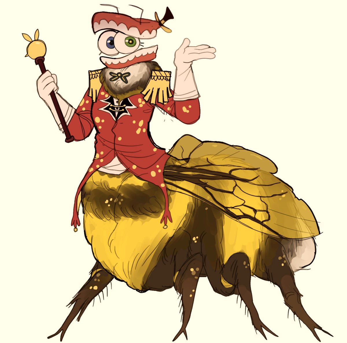someonenewtoday's tweet photo. Centaur bee Caine 🐝
#TADC https://t.co/ZaNt5uLbWa